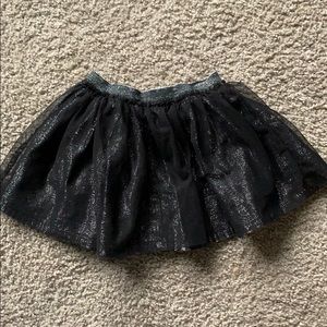 Black shimmery skirt
